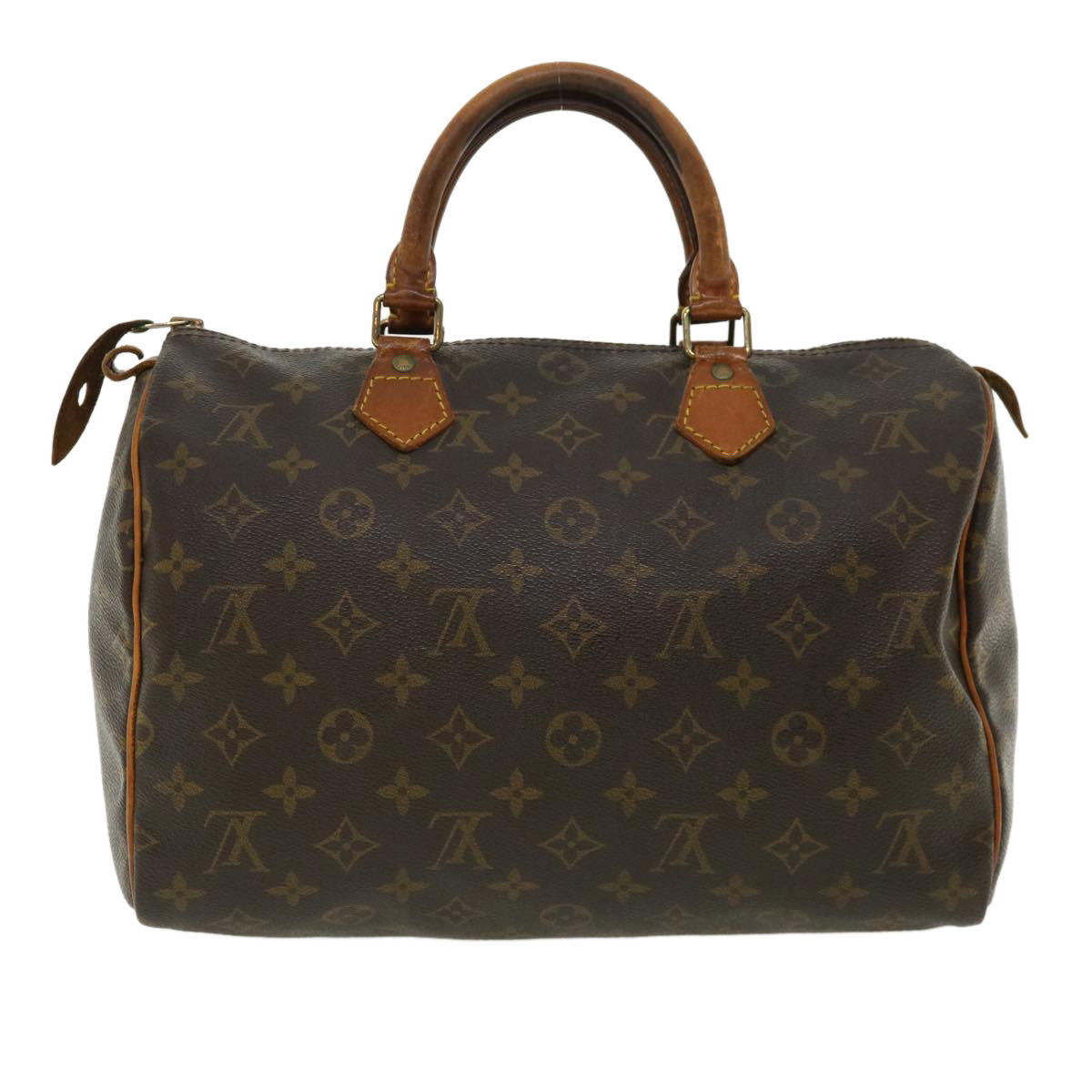 LOUIS VUITTON Monogram Speedy 30 Hand Bag M41526 LV Auth th3141 - 0