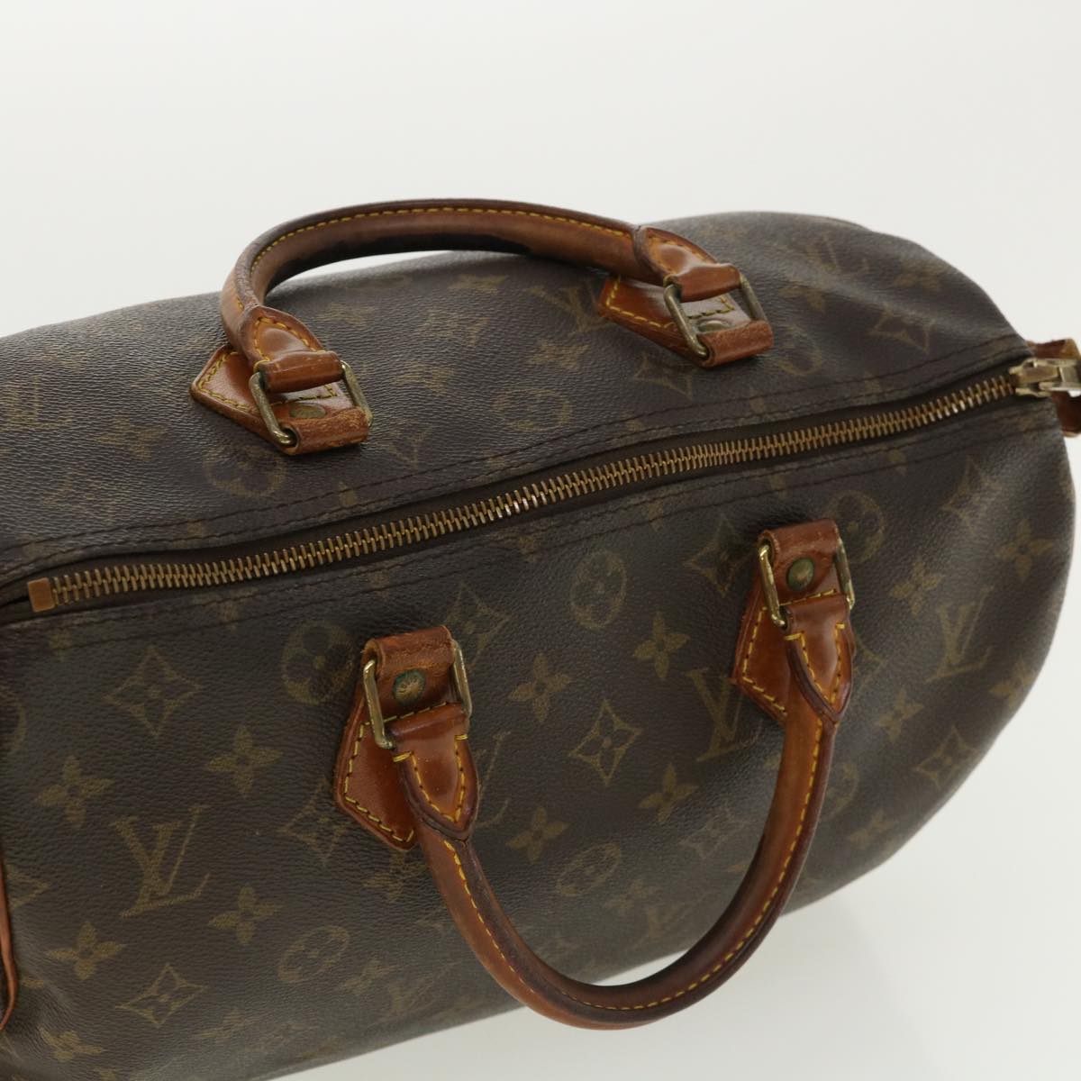 LOUIS VUITTON Monogram Speedy 30 Hand Bag M41526 LV Auth th3141