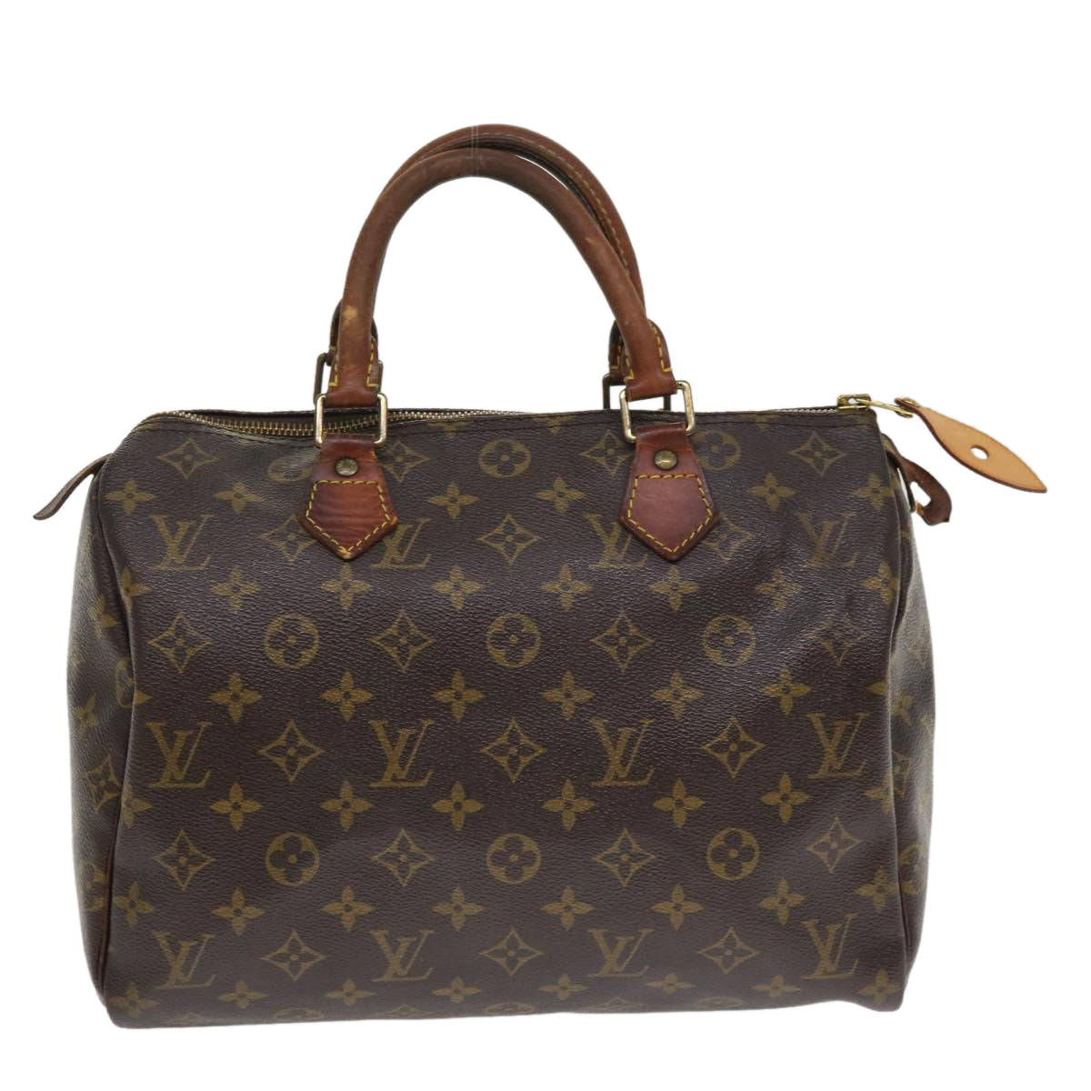 LOUIS VUITTON Monogram Speedy 30 Hand Bag M41526 LV Auth th3165