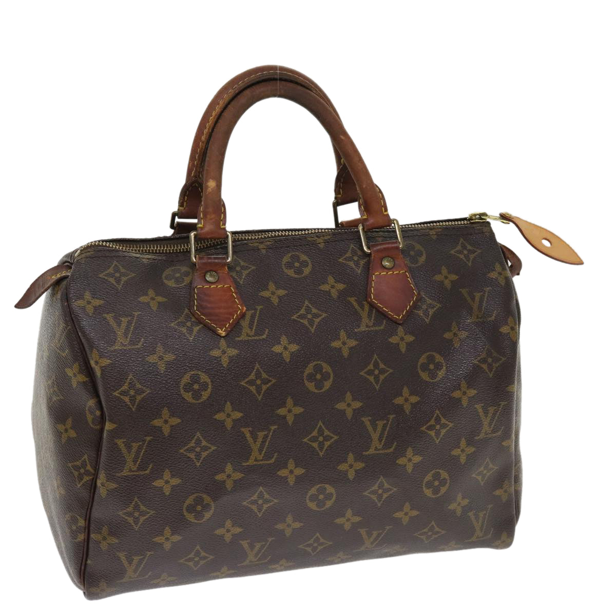 LOUIS VUITTON Monogram Speedy 30 Hand Bag M41526 LV Auth th3165