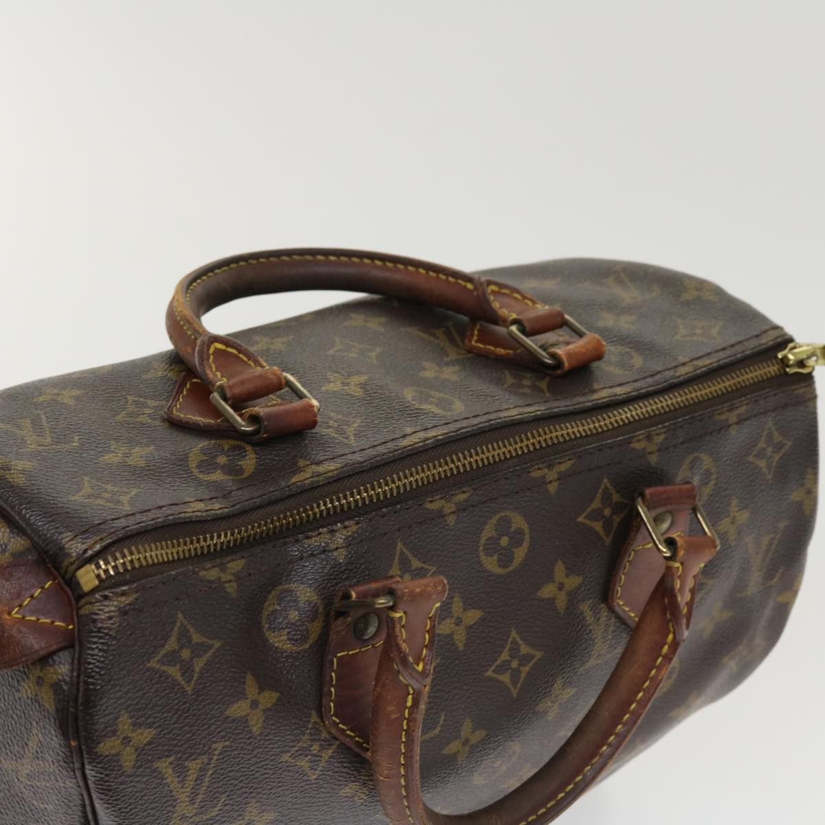 LOUIS VUITTON Monogram Speedy 30 Hand Bag M41526 LV Auth th3165