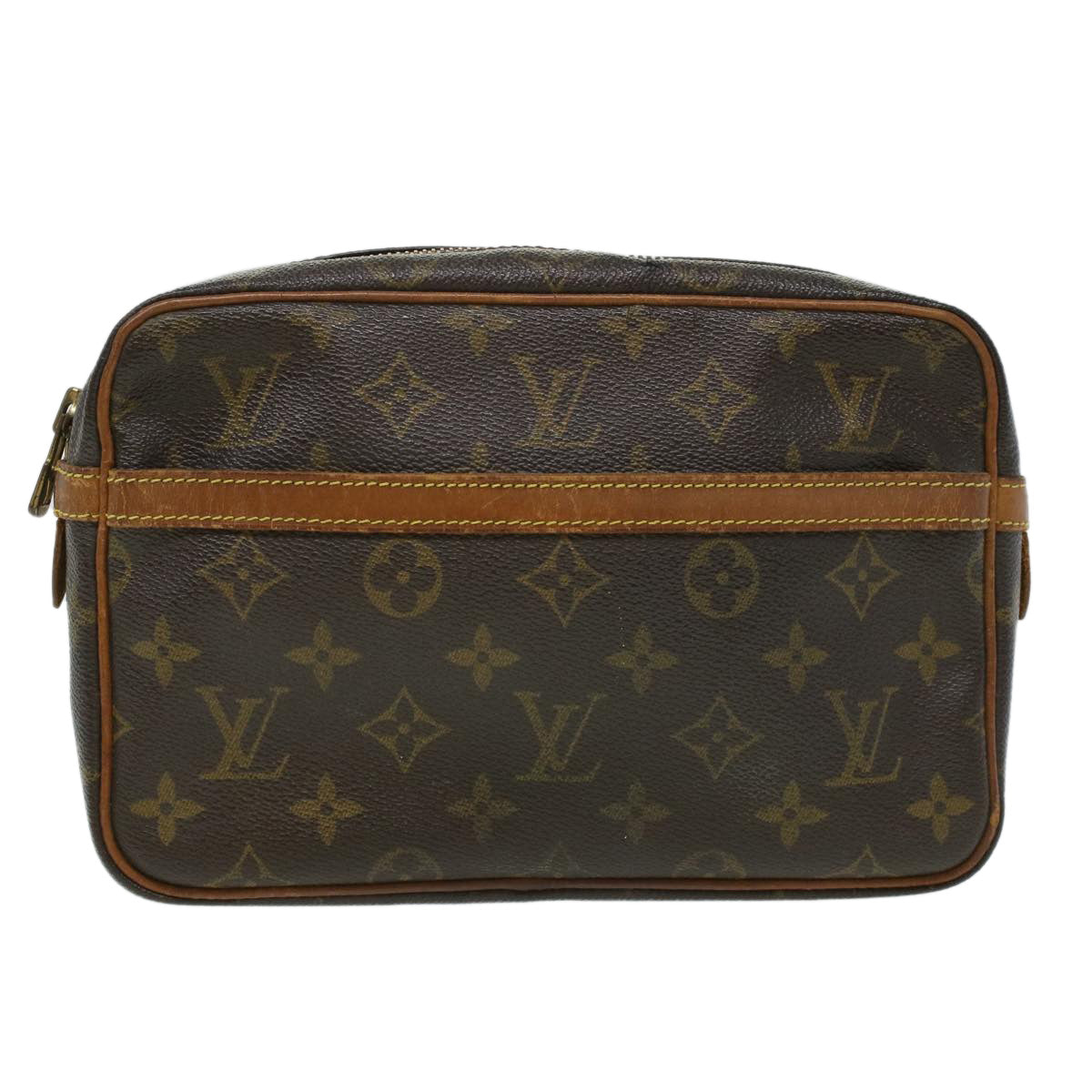 LOUIS VUITTON Monogram Compiegne 23 Clutch Bag M51847 LV Auth th3185