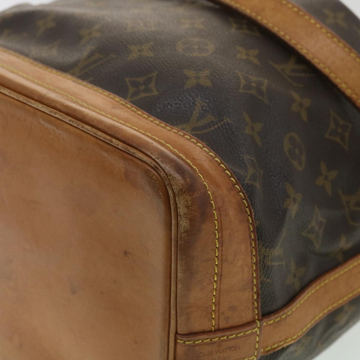 LOUIS VUITTON Monogram Noe Shoulder Bag M42224 LV Auth th3192