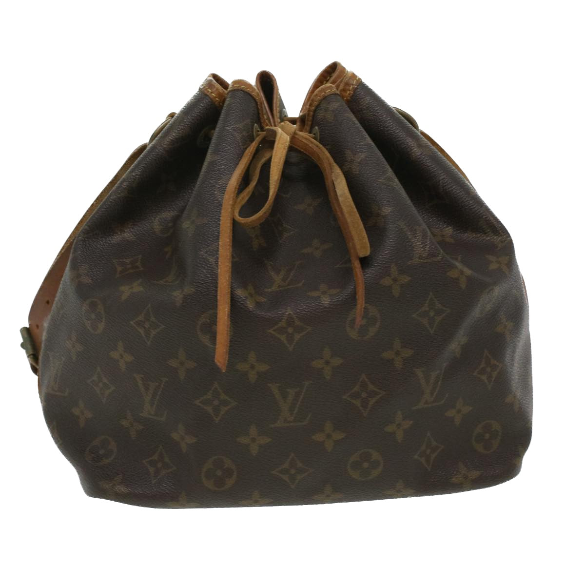 LOUIS VUITTON Monogram Petit Noe Shoulder Bag M42226 LV Auth th3195