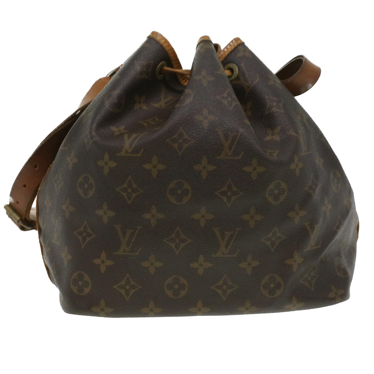 LOUIS VUITTON Monogram Petit Noe Shoulder Bag M42226 LV Auth th3195