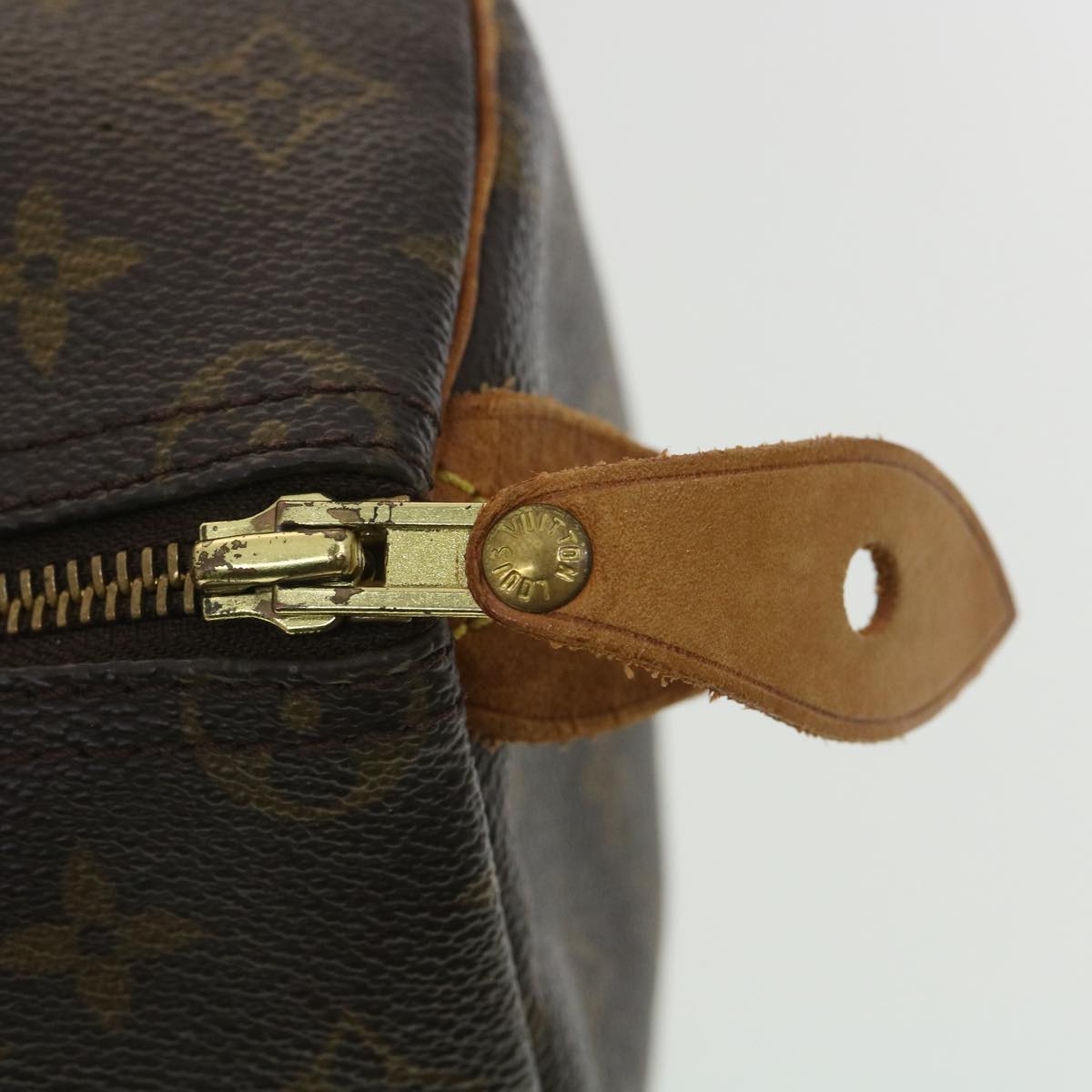 LOUIS VUITTON Monogram Speedy 35 Hand Bag M41524 LV Auth th3259