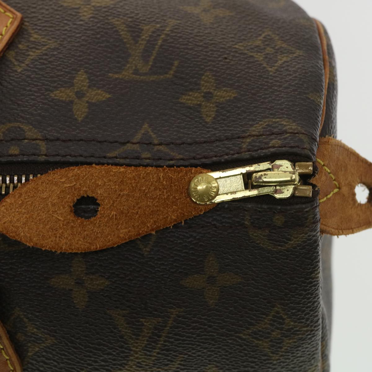 LOUIS VUITTON Monogram Speedy 35 Hand Bag M41524 LV Auth th3259