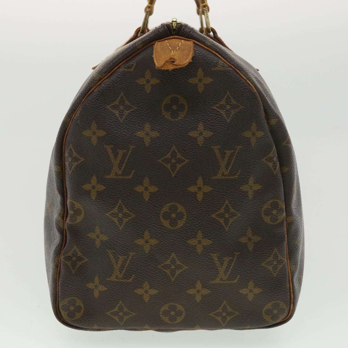 LOUIS VUITTON Monogram Speedy 35 Hand Bag M41524 LV Auth th3259