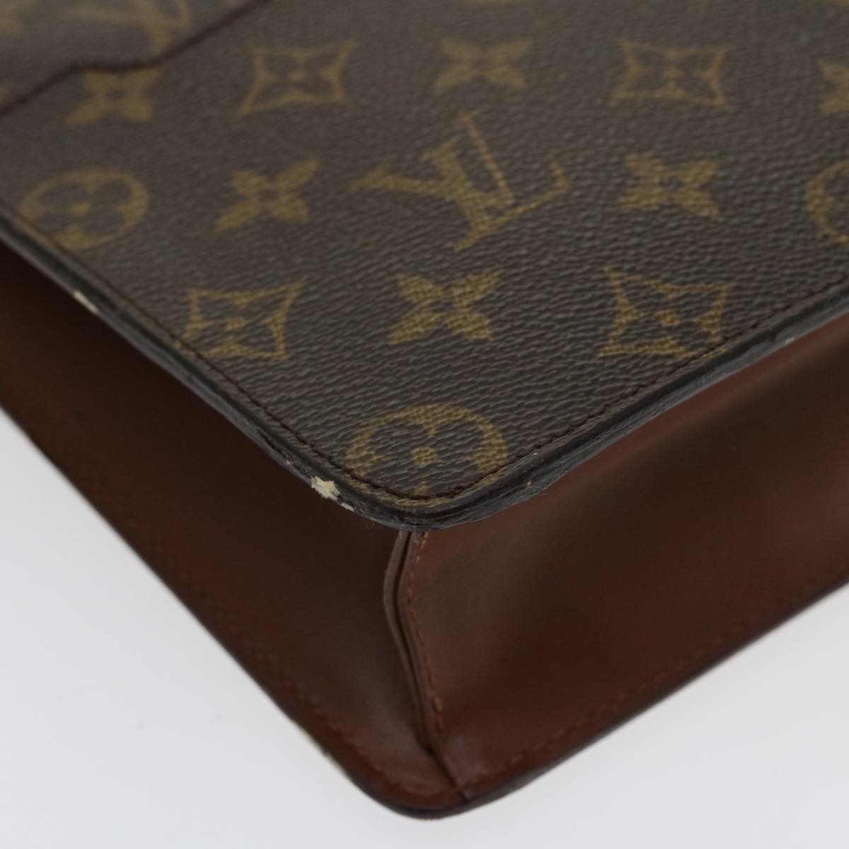 LOUIS VUITTON Monogram Pochette Homme Clutch Bag M51795 LV Auth th3267