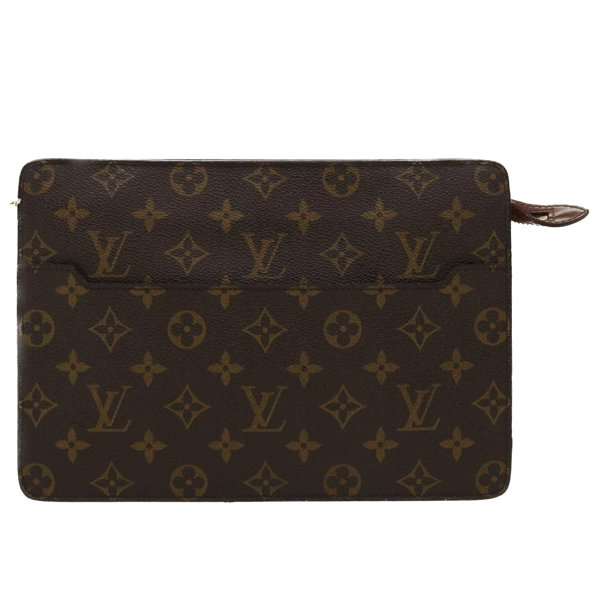 LOUIS VUITTON Monogram Pochette Homme Clutch Bag M51795 LV Auth th3267