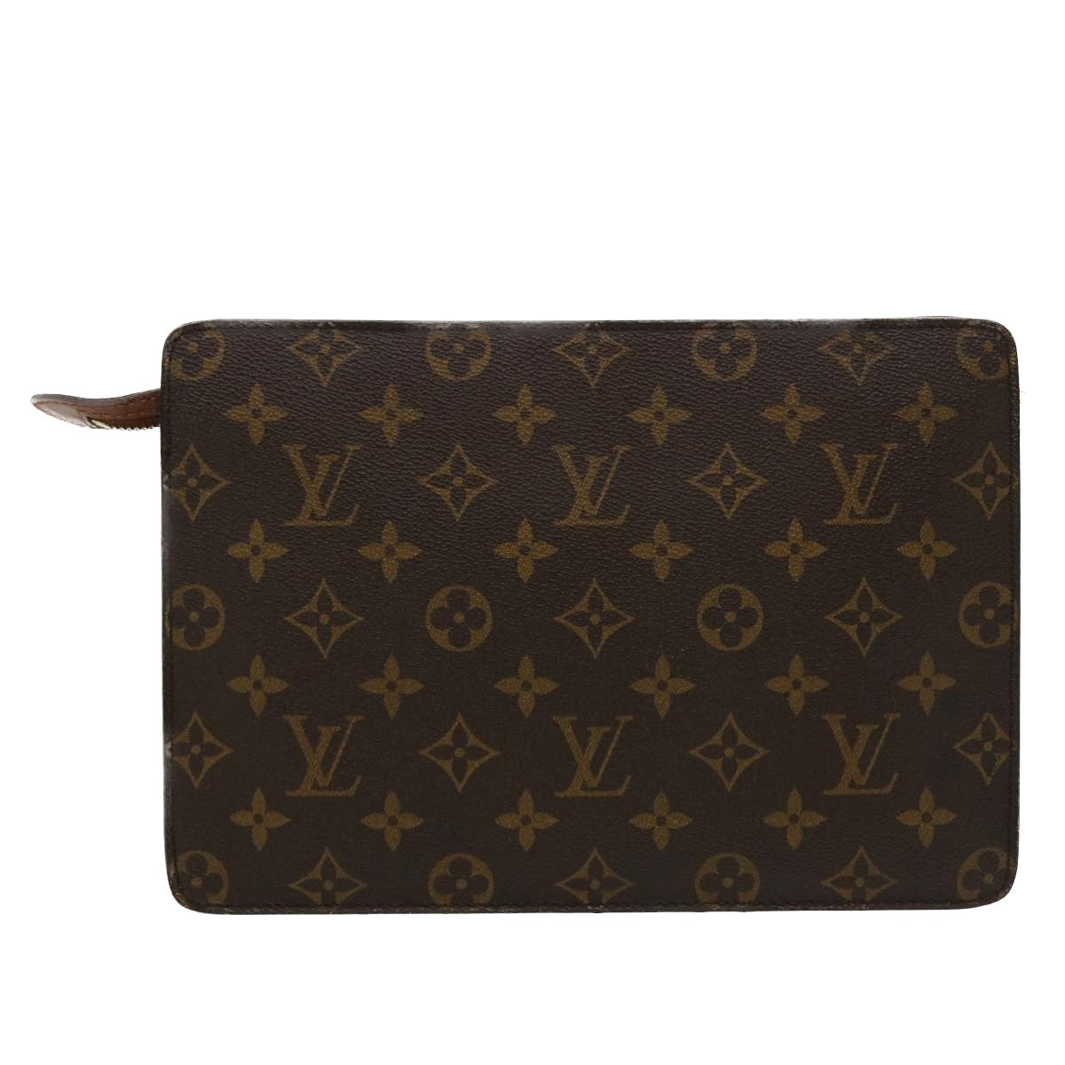 LOUIS VUITTON Monogram Pochette Homme Clutch Bag M51795 LV Auth th3267