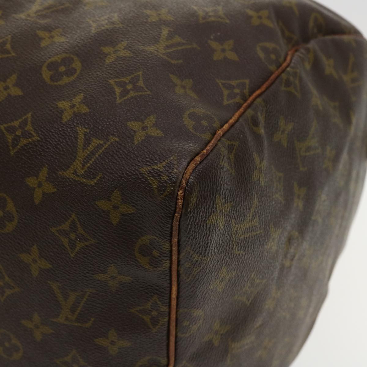 LOUIS VUITTON Monogram Keepall 55 Boston Bag M41424 LV Auth th3275