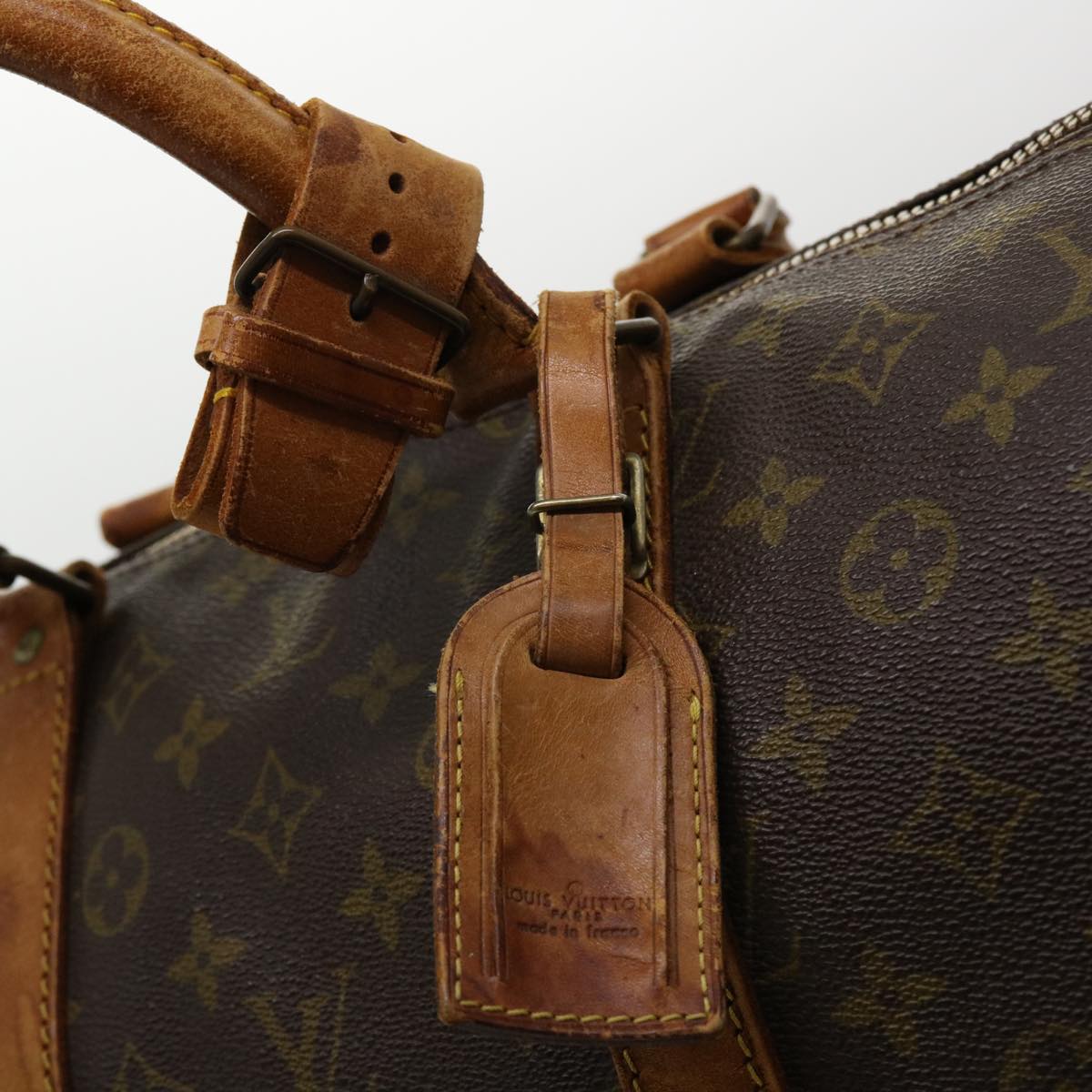 LOUIS VUITTON Monogram Keepall 55 Boston Bag M41424 LV Auth th3275