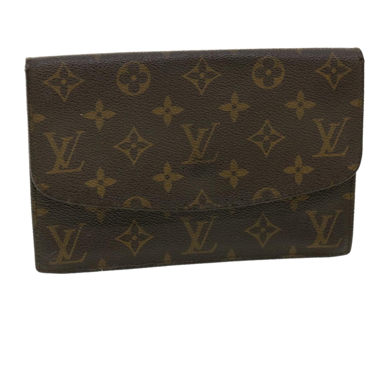 LOUIS VUITTON Monogram Pochette Rabat 20 Clutch Bag M51935 LV Auth th3290