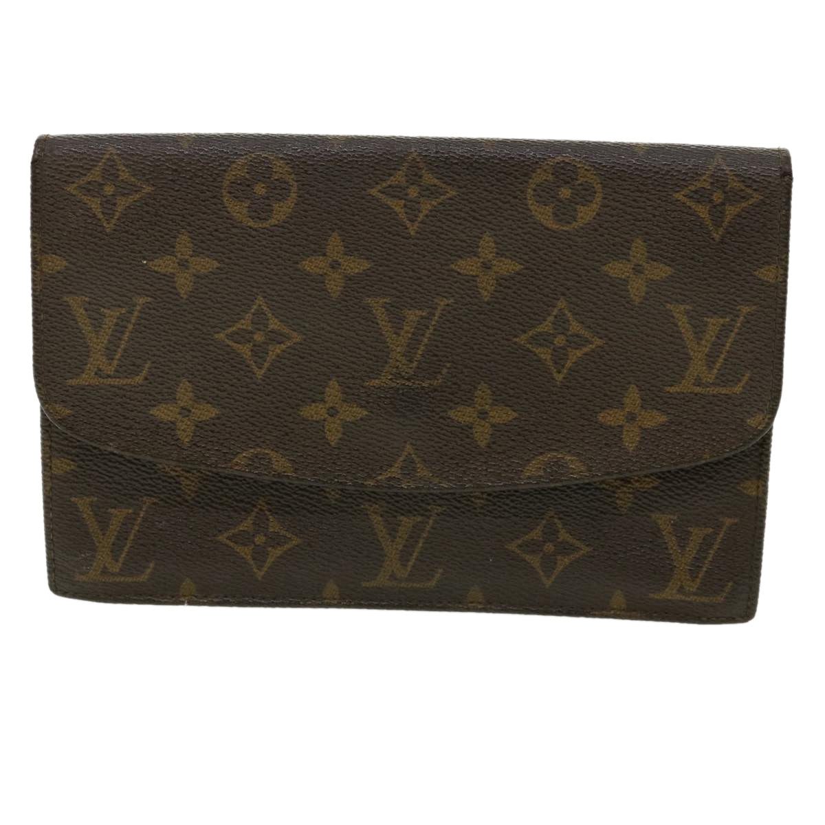 LOUIS VUITTON Monogram Pochette Rabat 20 Clutch Bag M51935 LV Auth th3290