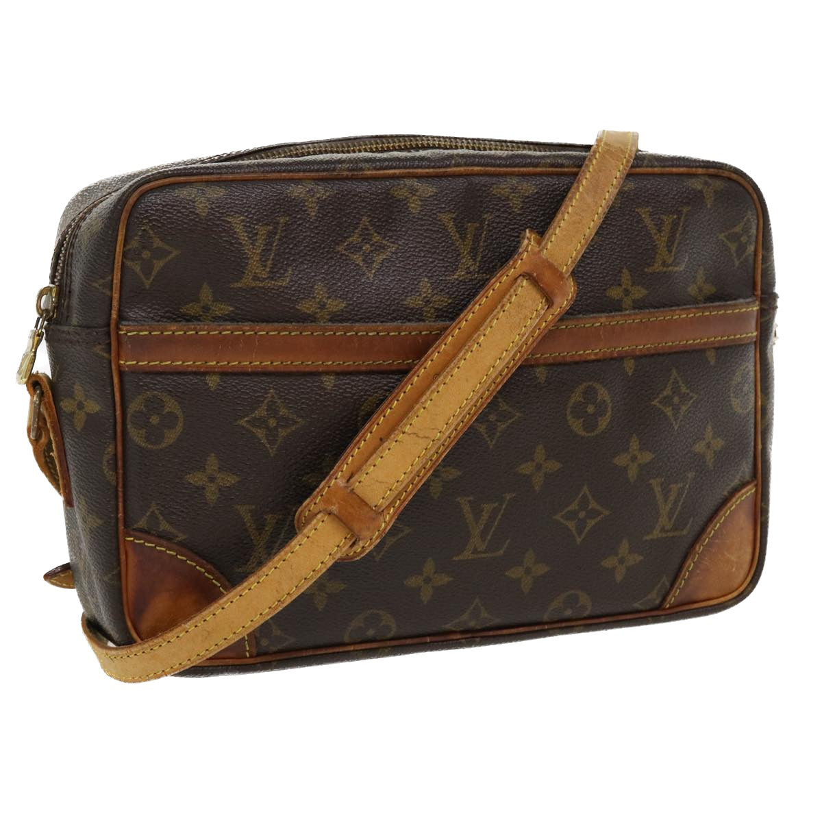 LOUIS VUITTON Monogram Trocadero 27 Shoulder Bag M51274 LV Auth th3305