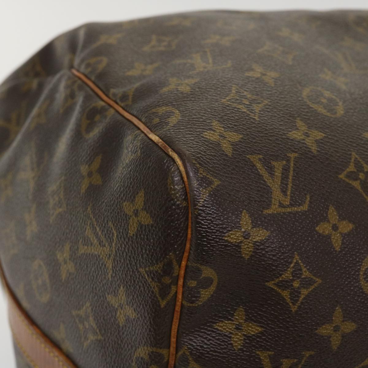 LOUIS VUITTON Monogram Keepall Bandouliere 55 Boston Bag M41414 LV Auth th3318