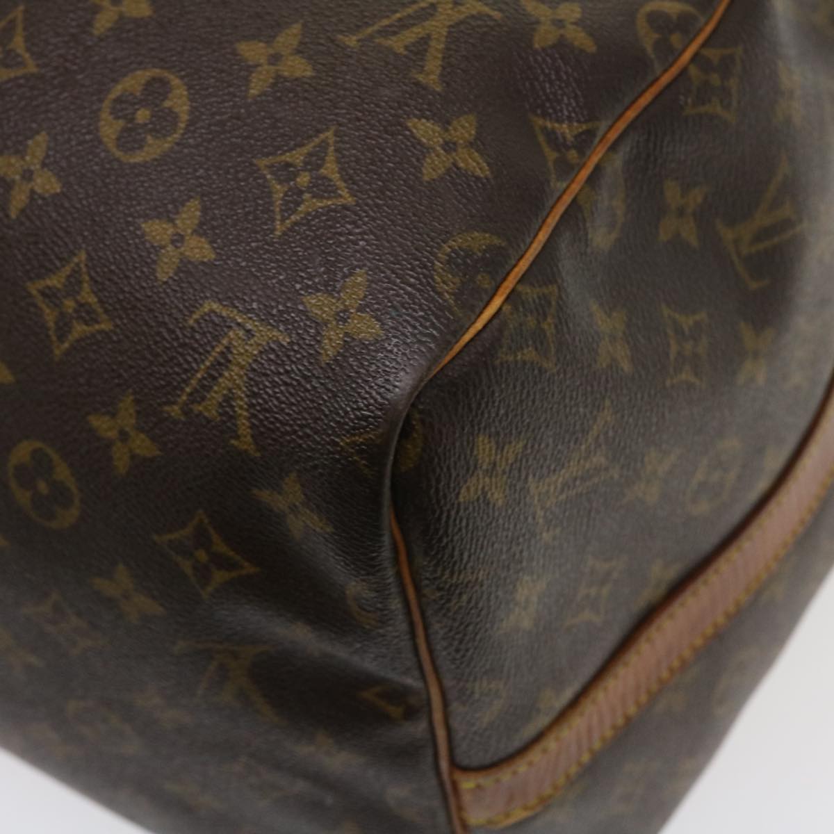 LOUIS VUITTON Monogram Keepall Bandouliere 55 Boston Bag M41414 LV Auth th3318