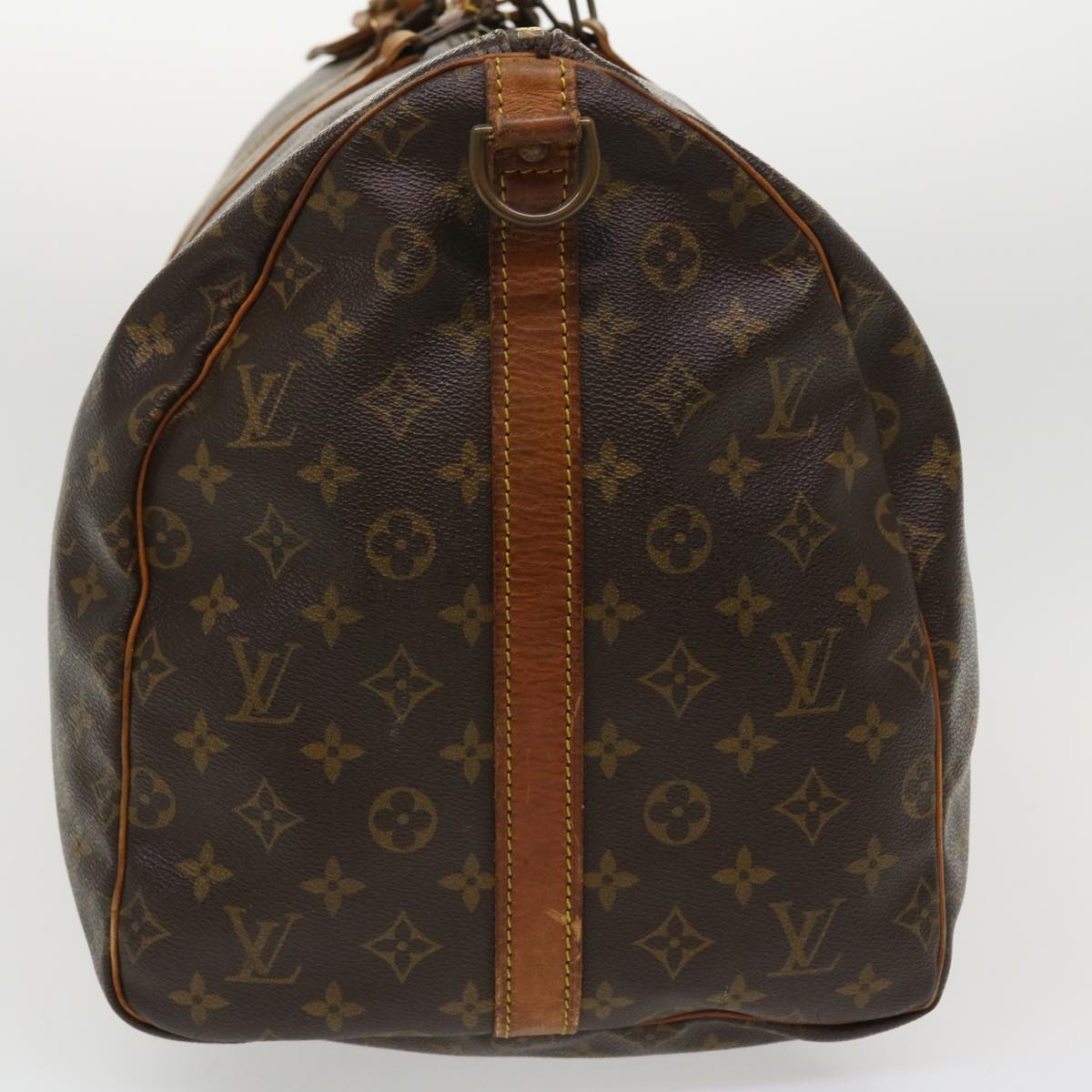 LOUIS VUITTON Monogram Keepall Bandouliere 55 Boston Bag M41414 LV Auth th3318