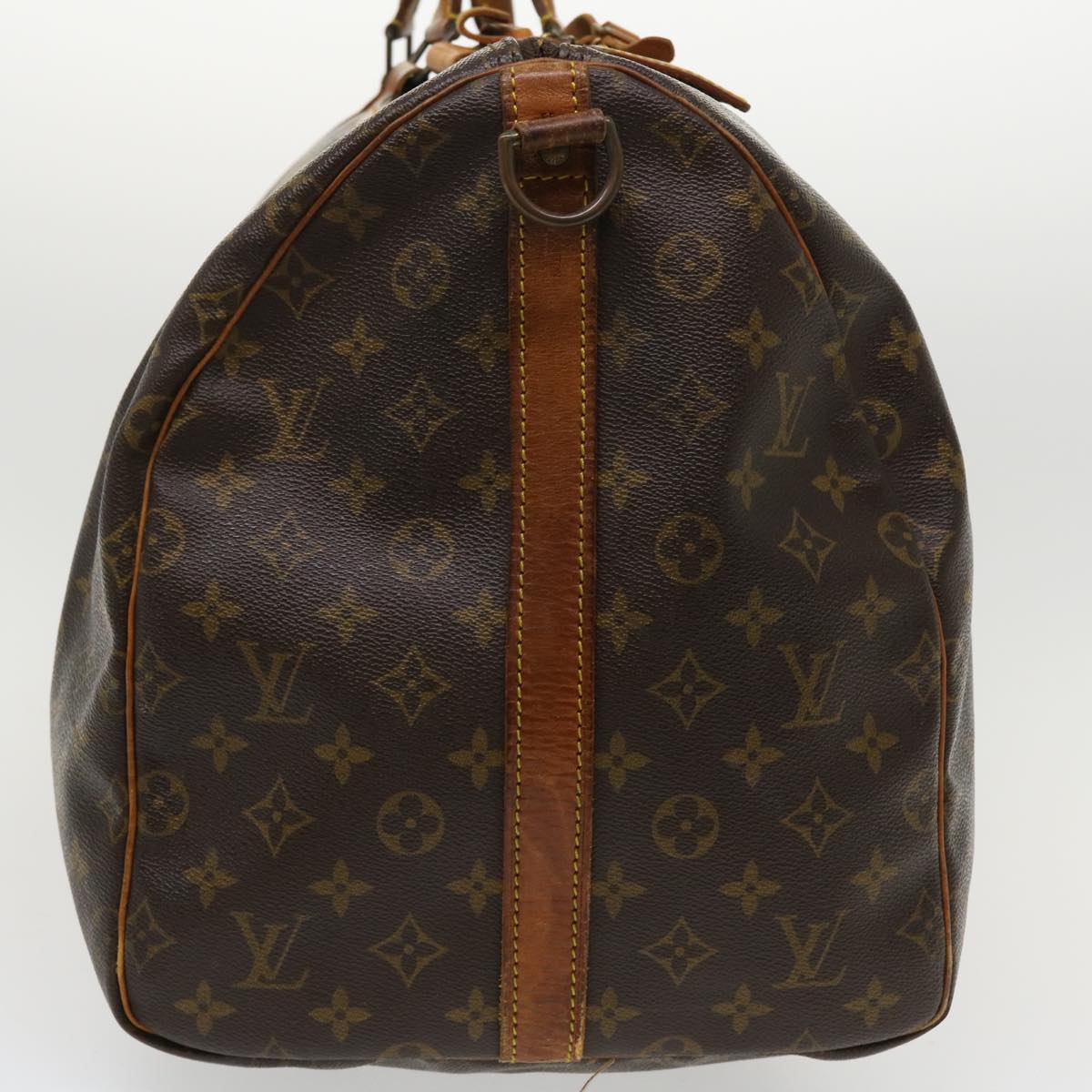 LOUIS VUITTON Monogram Keepall Bandouliere 55 Boston Bag M41414 LV Auth th3318