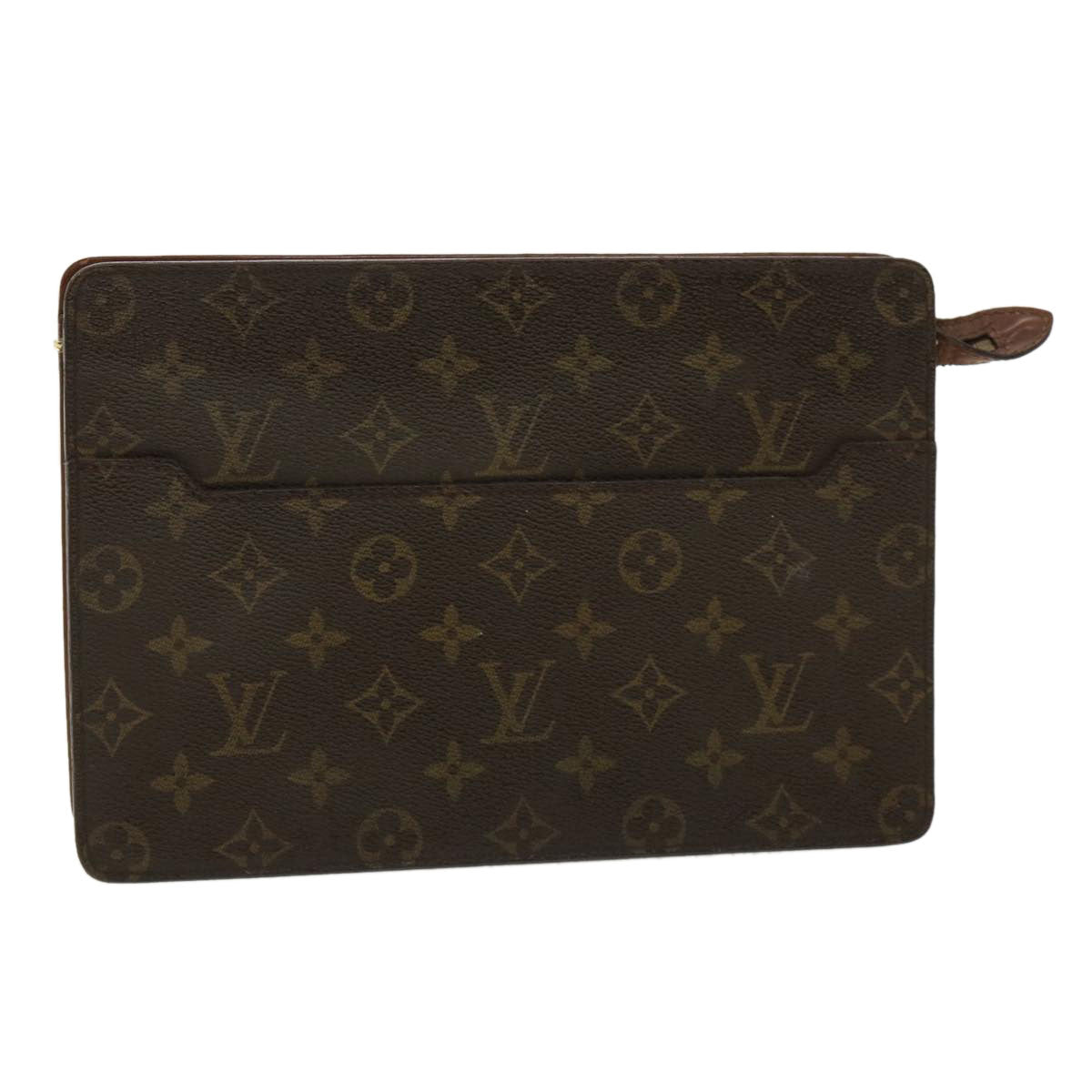 LOUIS VUITTON Monogram Pochette Homme Clutch Bag M51795 LV Auth th3328