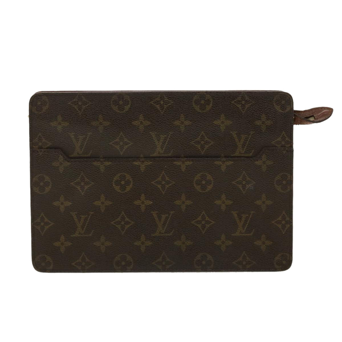 LOUIS VUITTON Monogram Pochette Homme Clutch Bag M51795 LV Auth th3328