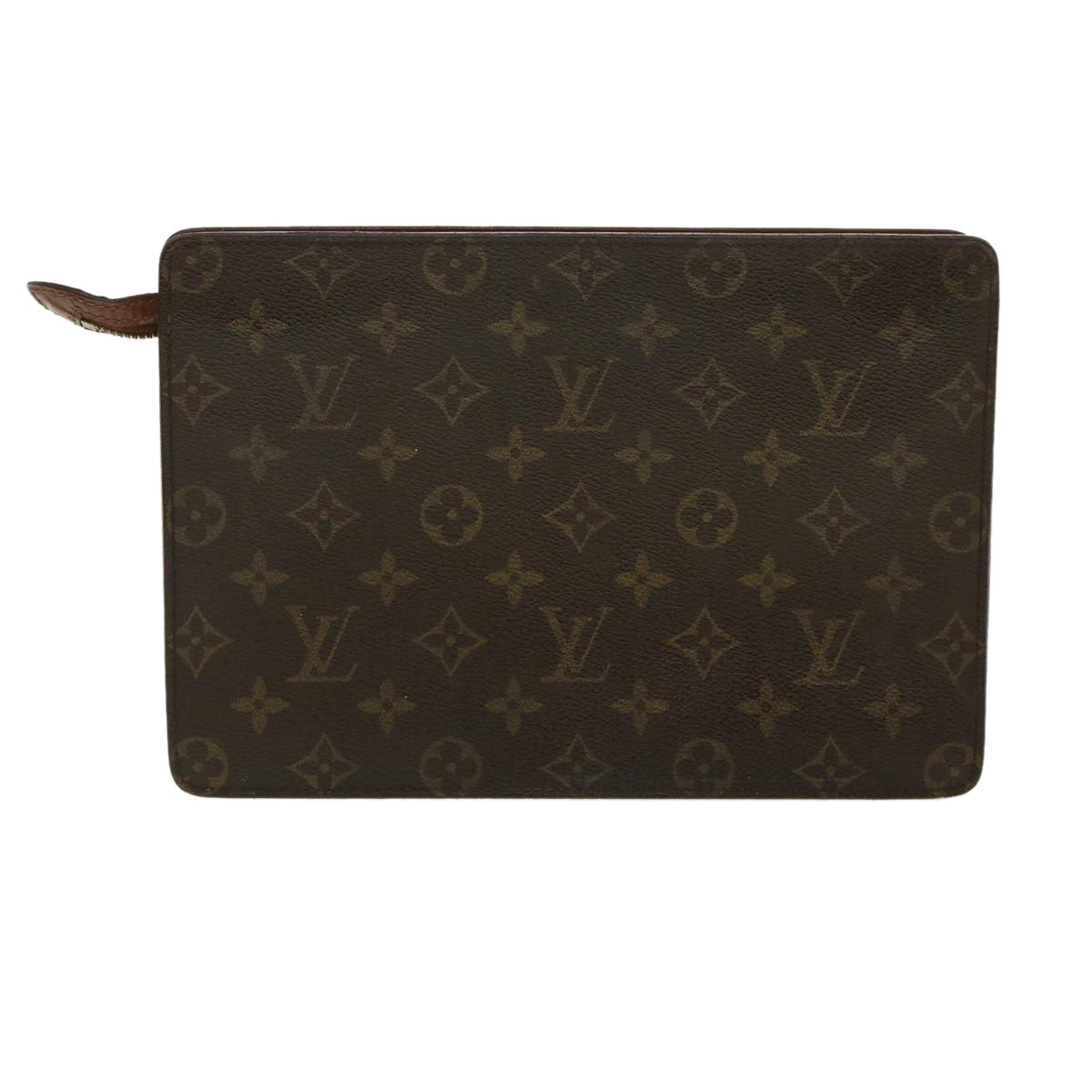 LOUIS VUITTON Monogram Pochette Homme Clutch Bag M51795 LV Auth th3328 - 0