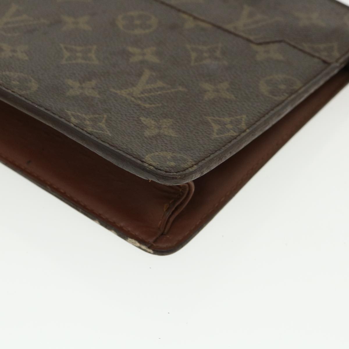 LOUIS VUITTON Monogram Pochette Homme Clutch Bag M51795 LV Auth th3328