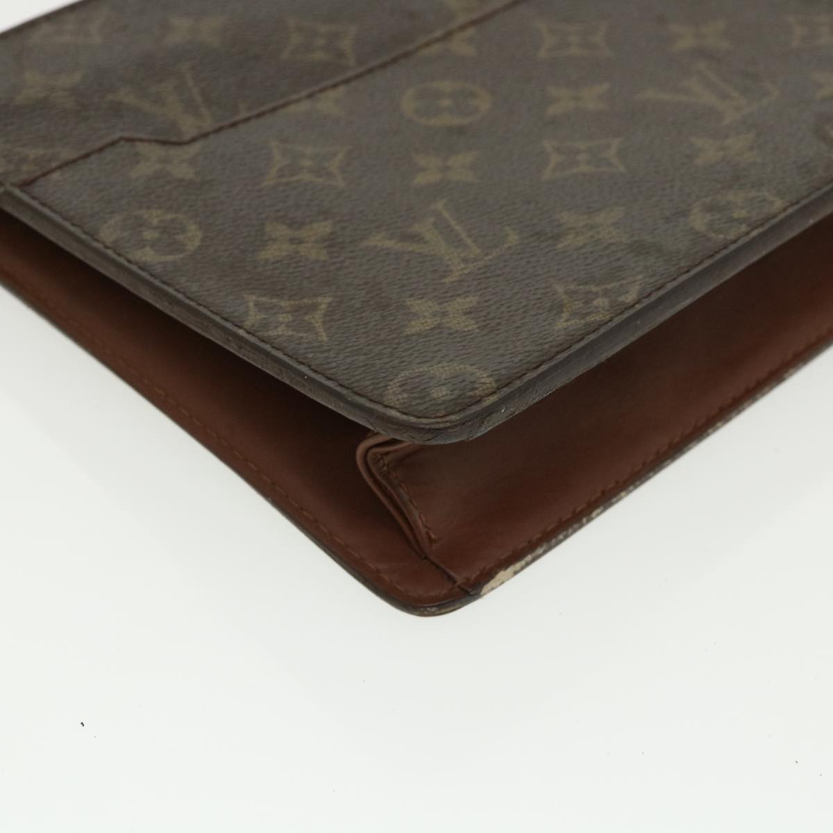 LOUIS VUITTON Monogram Pochette Homme Clutch Bag M51795 LV Auth th3328