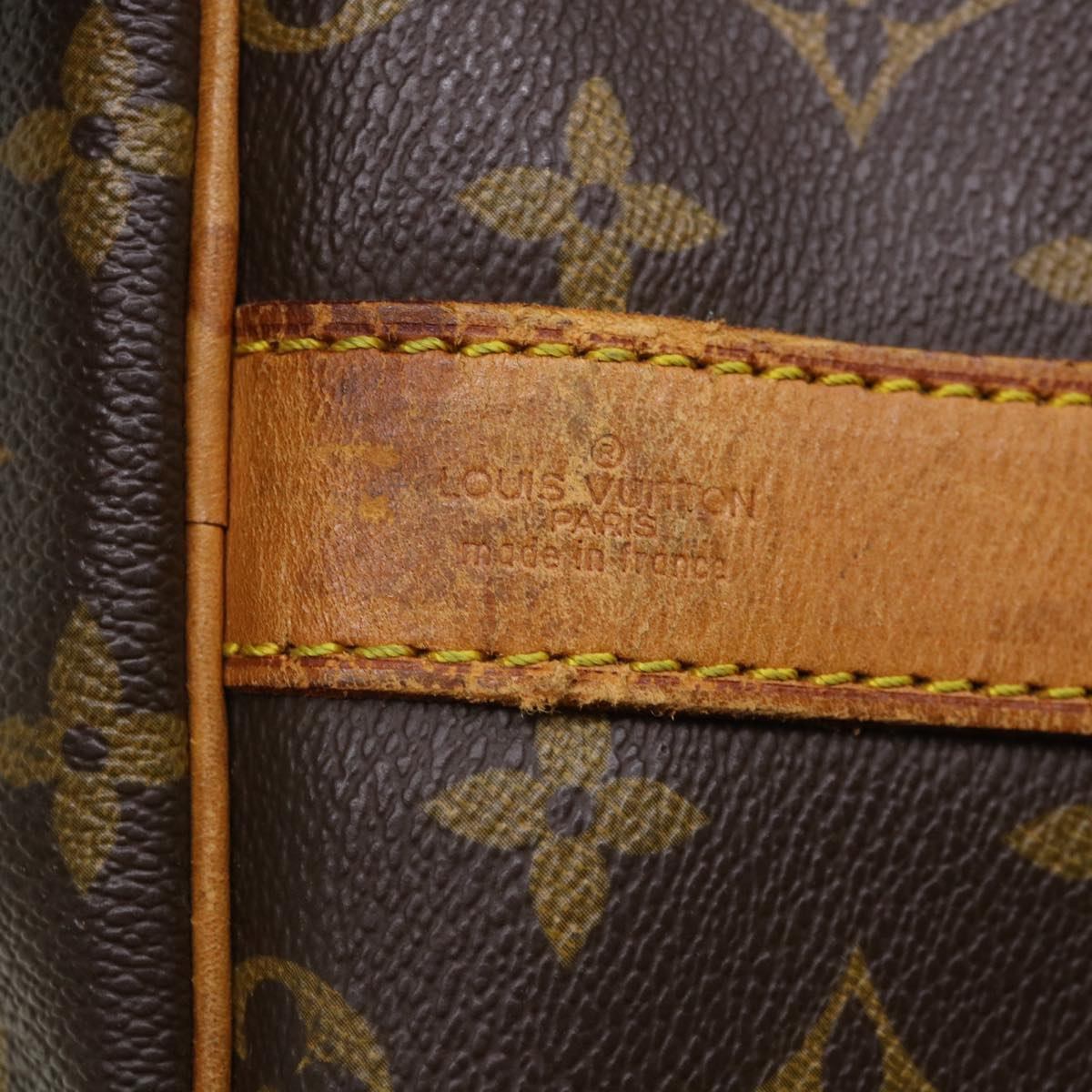 LOUIS VUITTON Monogram Keepall Bandouliere 60 Boston Bag M41412 LV Auth th3335