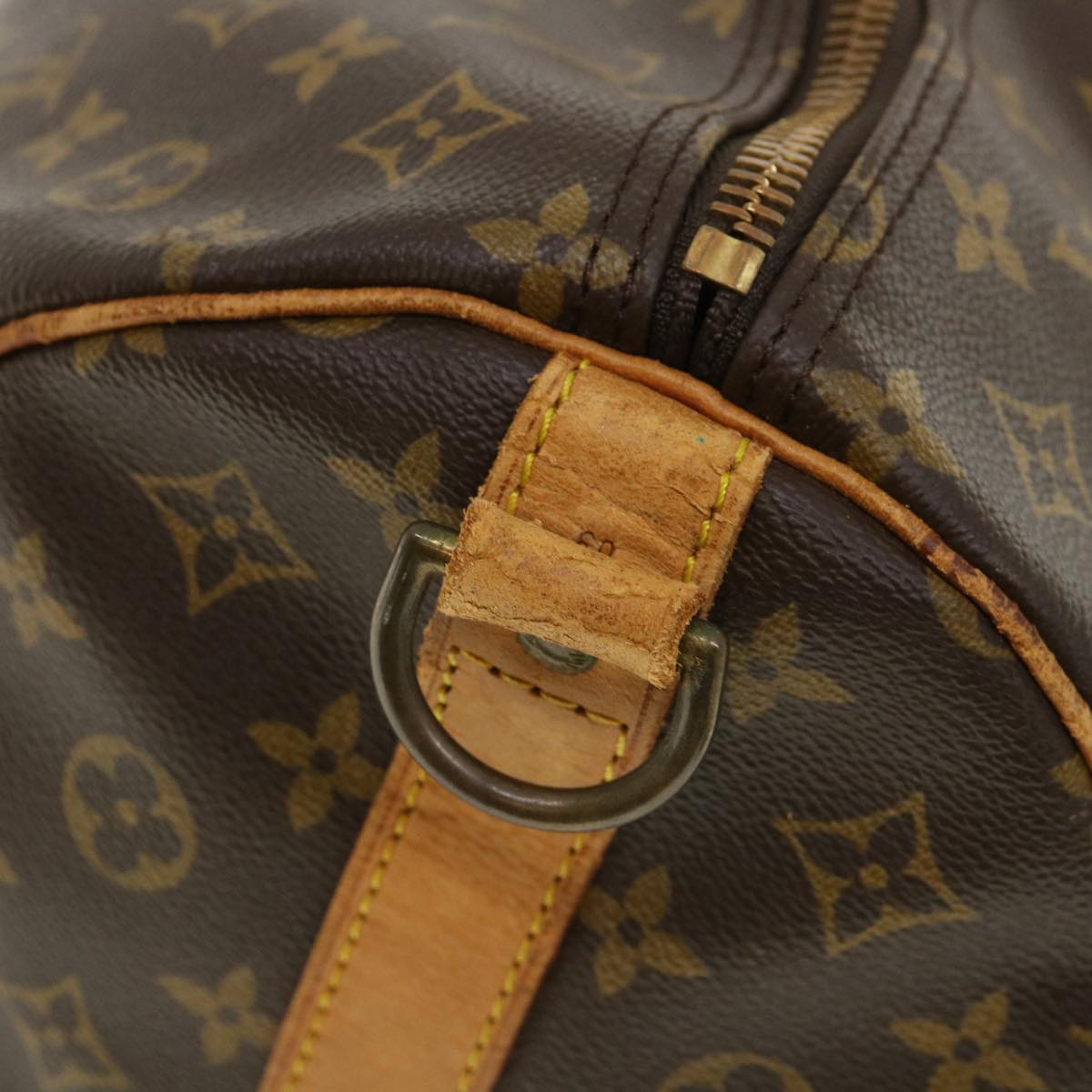 LOUIS VUITTON Monogram Keepall Bandouliere 60 Boston Bag M41412 LV Auth th3335