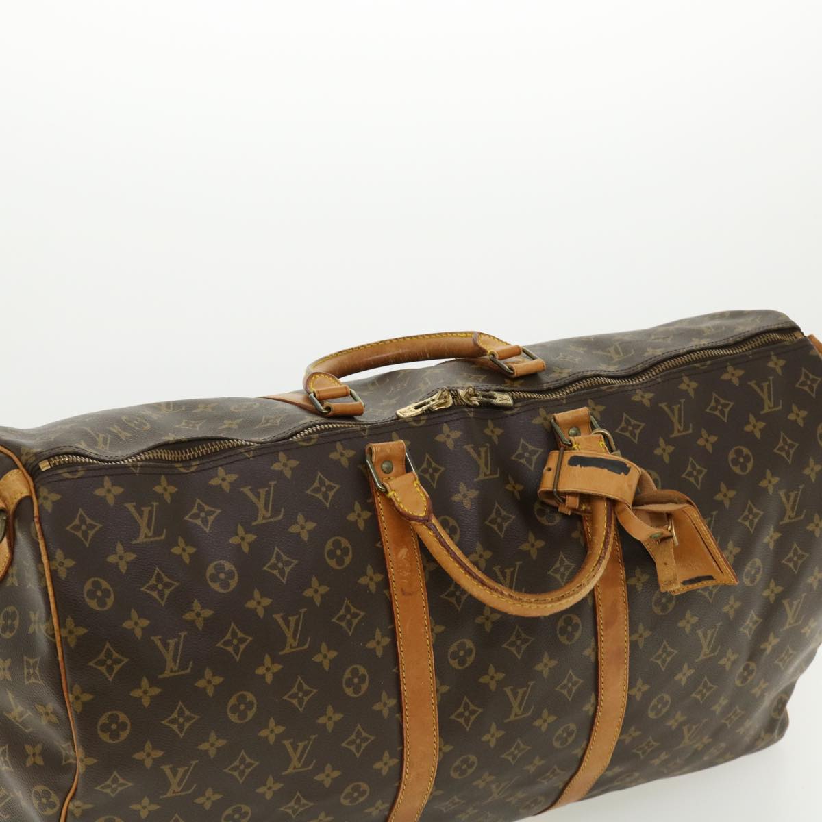 LOUIS VUITTON Monogram Keepall Bandouliere 60 Boston Bag M41412 LV Auth th3335