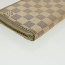 LOUIS VUITTON Damier Azur Zippy Wallet Long Wallet N60019 LV Auth th3350-15