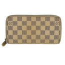 LOUIS VUITTON Damier Azur Zippy Wallet Long Wallet N60019 LV Auth th3350-13