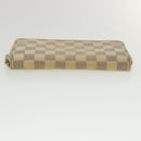 LOUIS VUITTON Damier Azur Zippy Wallet Long Wallet N60019 LV Auth th3350-7