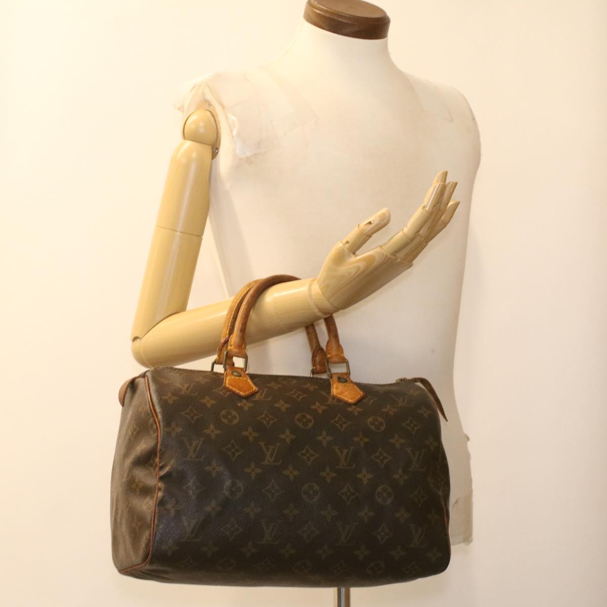 LOUIS VUITTON Monogram Speedy 30 Hand Bag M41526 LV Auth th3397