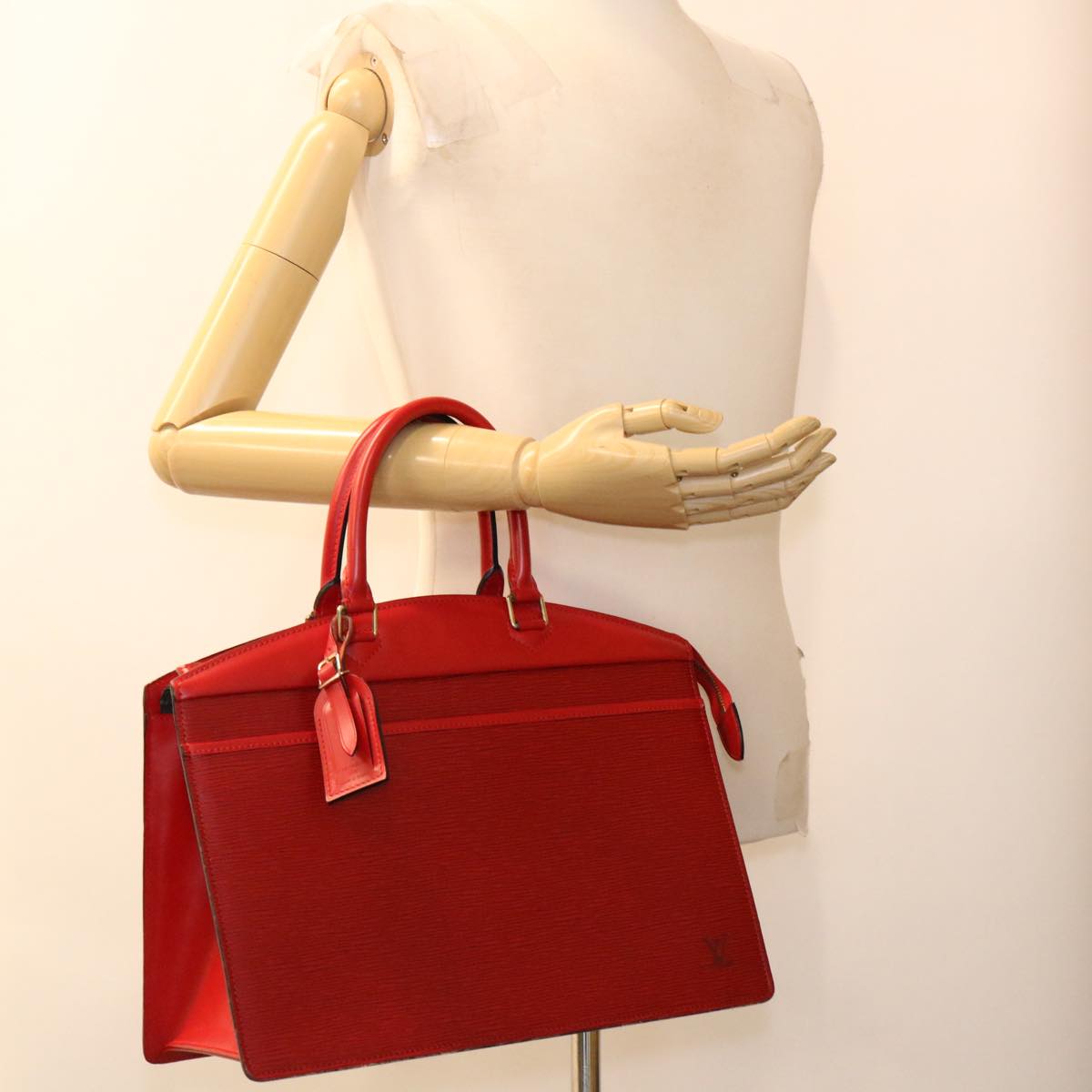 LOUIS VUITTON Epi Riviera Hand Bag Red M48187 LV Auth th3452