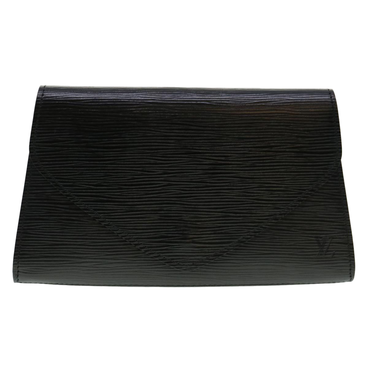 LOUIS VUITTON Epi Art Deco Clutch Bag Black M52632 LV Auth th3455