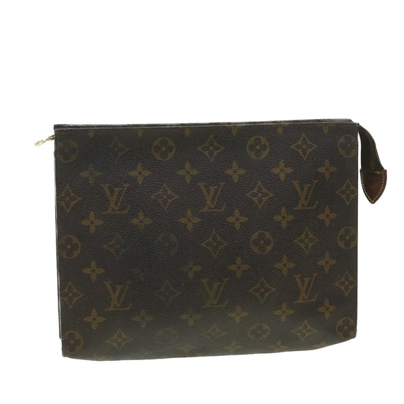 LOUIS VUITTON Monogram Poche Toilette 26 Pouch M47542 LV Auth th3473