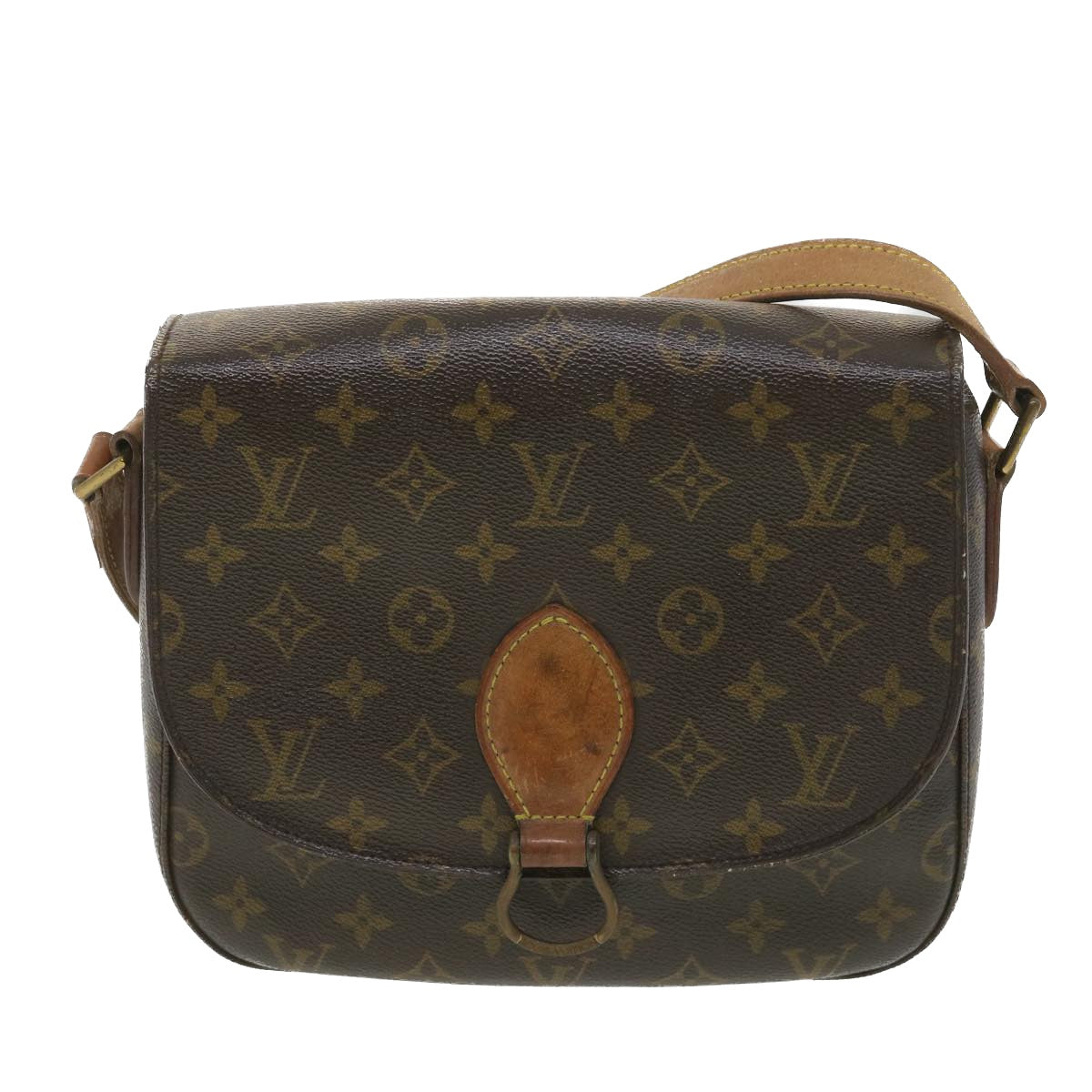 LOUIS VUITTON Monogram Saint Cloud GM Shoulder Bag M51242 LV Auth th3476