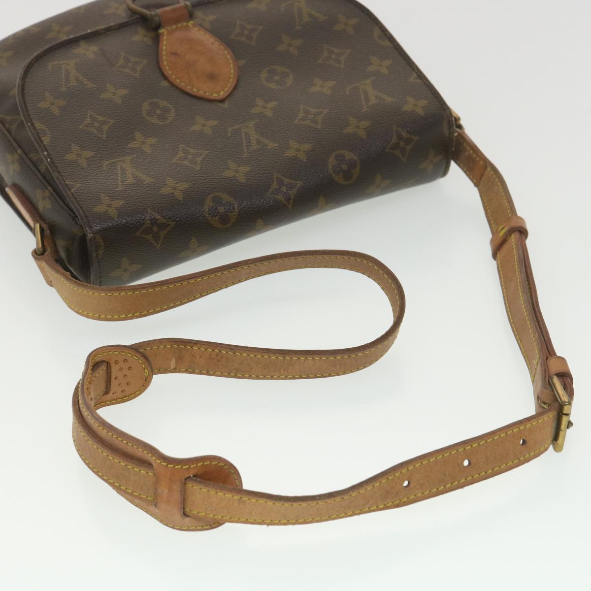 LOUIS VUITTON Monogram Saint Cloud GM Shoulder Bag M51242 LV Auth th3476