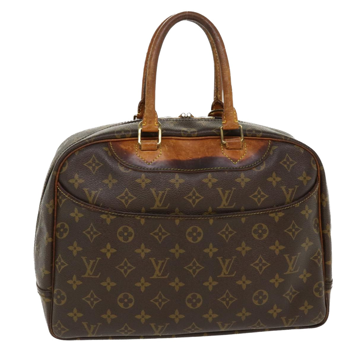 LOUIS VUITTON Monogram Deauville Hand Bag M47270 LV Auth th3478