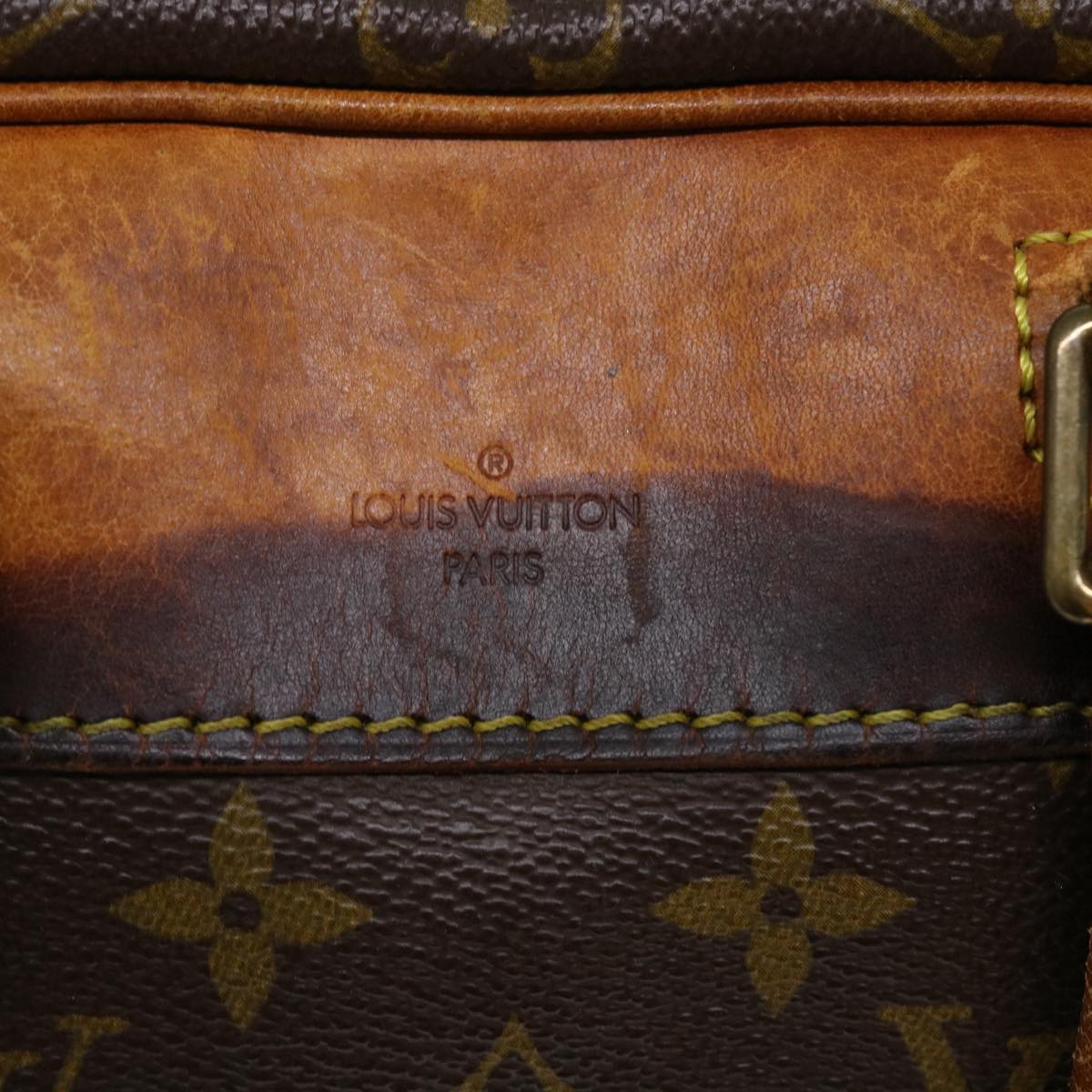 LOUIS VUITTON Monogram Deauville Hand Bag M47270 LV Auth th3478