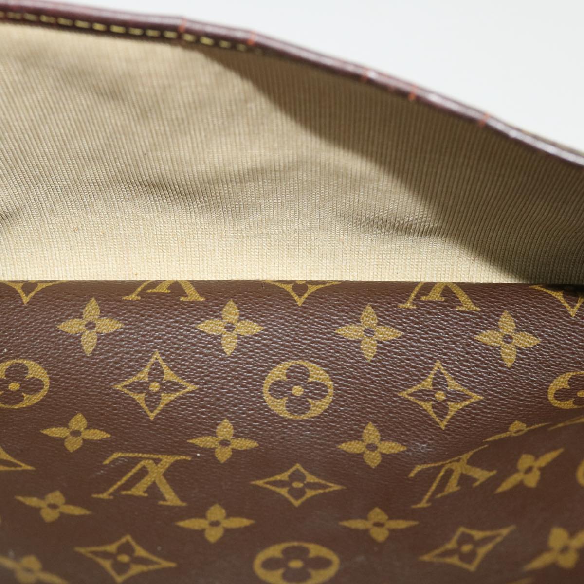 LOUIS VUITTON Monogram Deauville Hand Bag M47270 LV Auth th3478