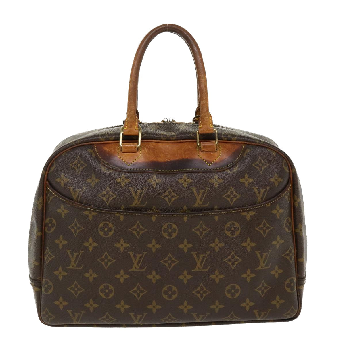 LOUIS VUITTON Monogram Deauville Hand Bag M47270 LV Auth th3478