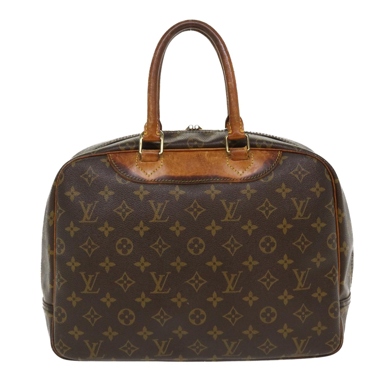 LOUIS VUITTON Monogram Deauville Hand Bag M47270 LV Auth th3478 - 0