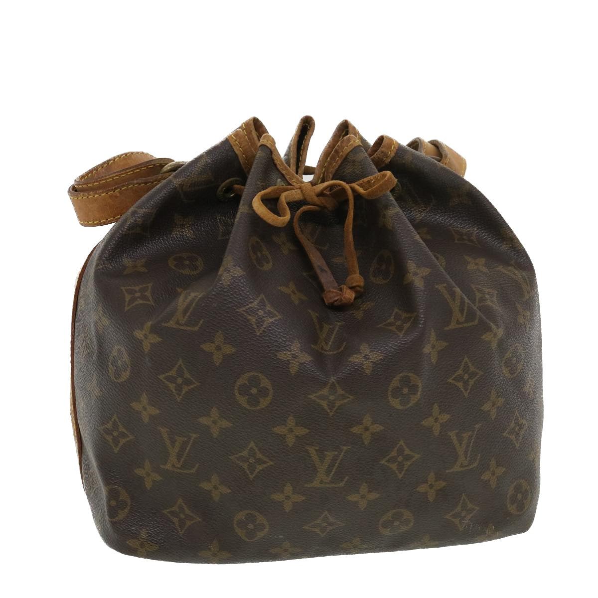 LOUIS VUITTON Monogram Petit Noe Shoulder Bag M42226 LV Auth th3483