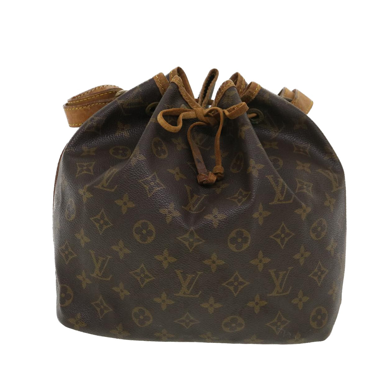 LOUIS VUITTON Monogram Petit Noe Shoulder Bag M42226 LV Auth th3483