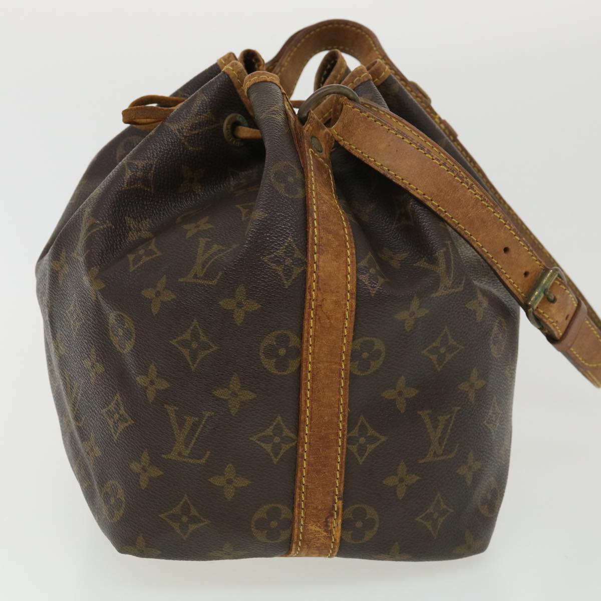 LOUIS VUITTON Monogram Petit Noe Shoulder Bag M42226 LV Auth th3483