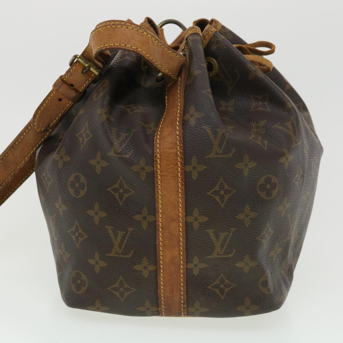 LOUIS VUITTON Monogram Petit Noe Shoulder Bag M42226 LV Auth th3483